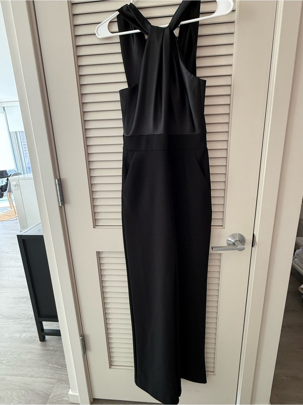 Eliza J Black Evening Jumpsuit